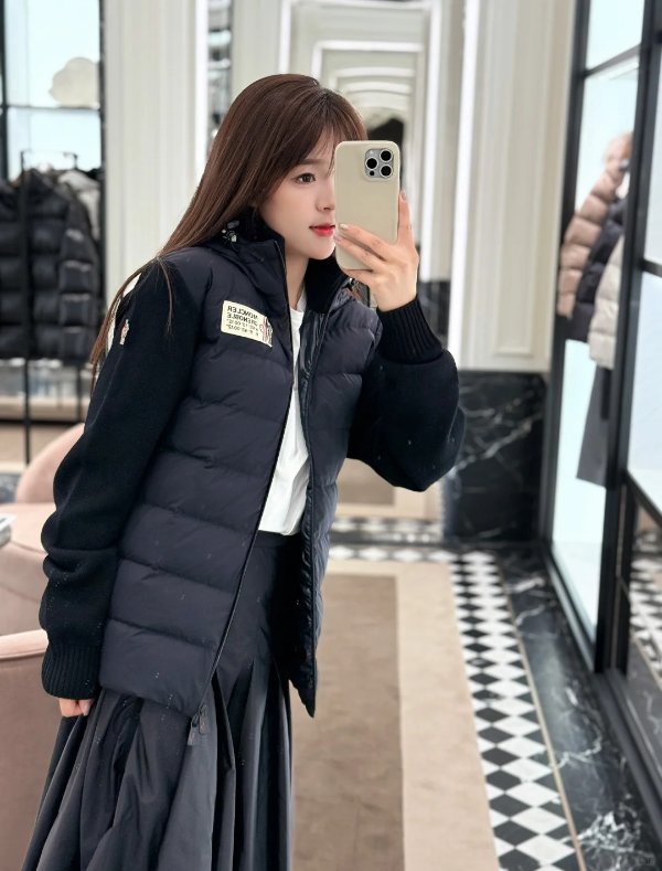 Padded 拉链连帽卫衣