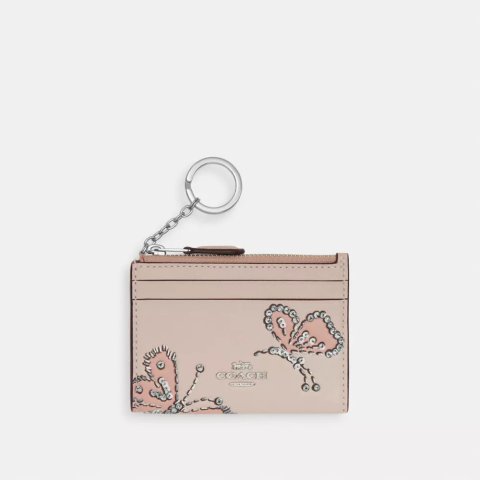 Coach 蝴蝶图案卡包 Mini Skinny