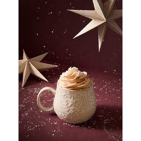 雪花图案马克杯