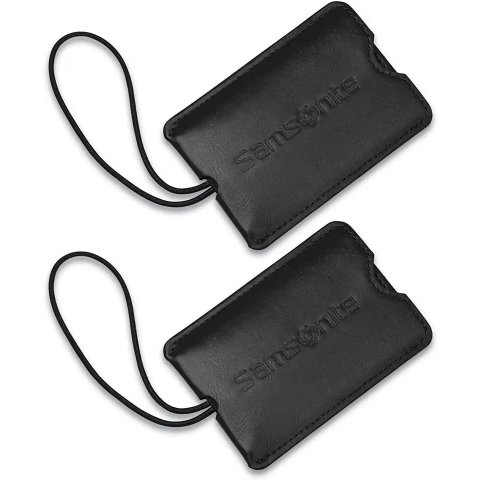 行李牌 黑色 2件装