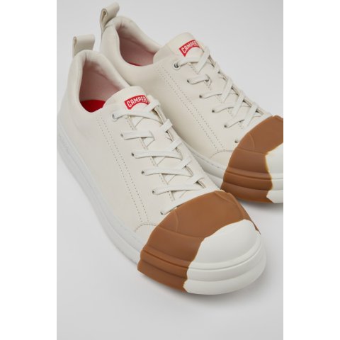 Junction Runner 男士白色皮革运动鞋