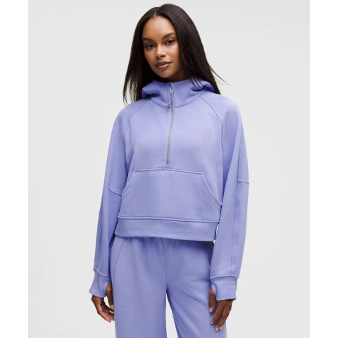 Lululemon Scuba 宽松半拉链连帽衫