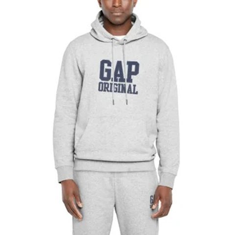 Gap 男士抓绒连帽衫