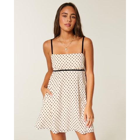 Chiffon 蕾丝连衣裙 短款