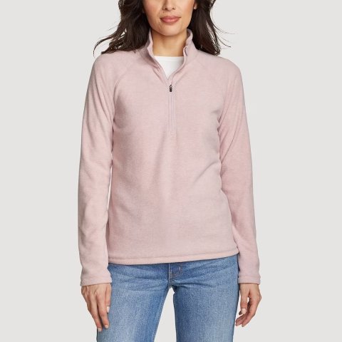 Fast 女士半拉链抓绒