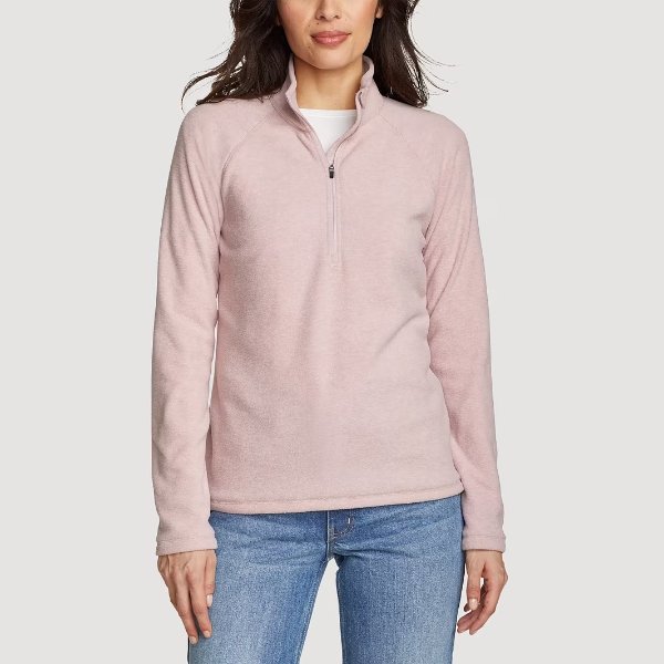 Fast 女士半拉链抓绒