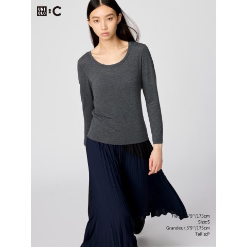 HEATTECH羊绒女T恤