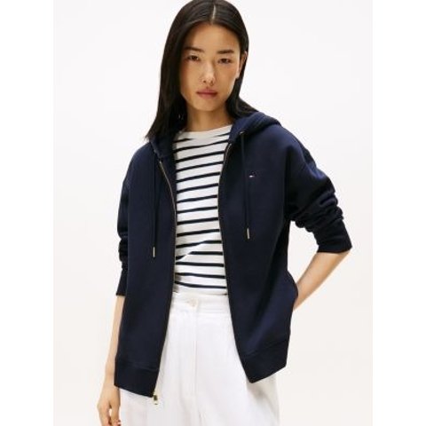 Relaxed Fit 拉链连帽衫