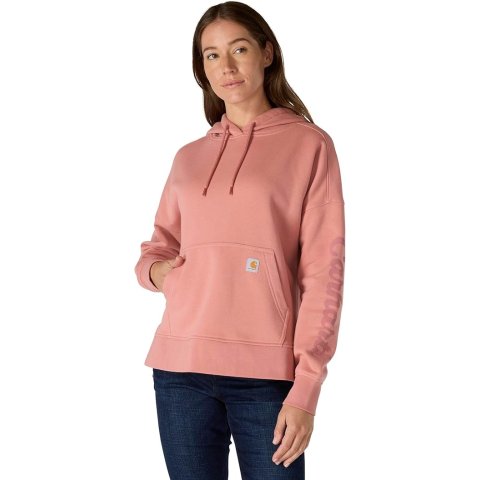 Carhartt 女款宽松连帽心形卫衣