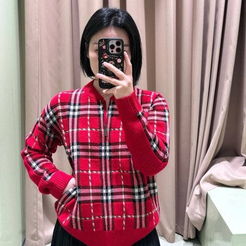 Check 羊毛飞行夹克