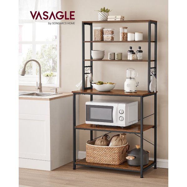 微波炉置物架 工业风 6层