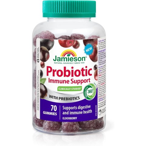 Jamieson 益生菌软糖 接骨木莓味 70粒