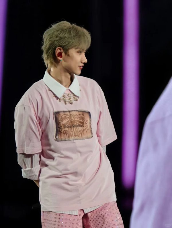 Pink Logo 短袖T恤