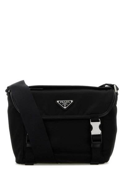 Re-Nylon 翻盖单肩包