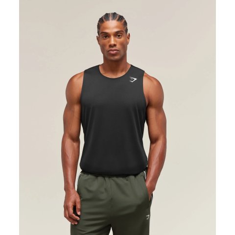 Gymshark国内卖￥200+Arrival Tank 男士背心 黑色