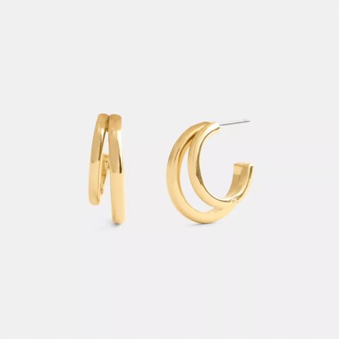 Double 圈圈耳环 一对