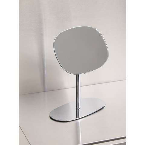 Oval 立式镜子 银色