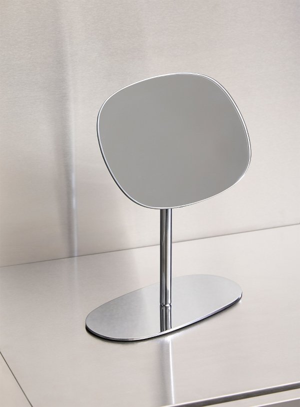 Oval 立式镜子 银色
