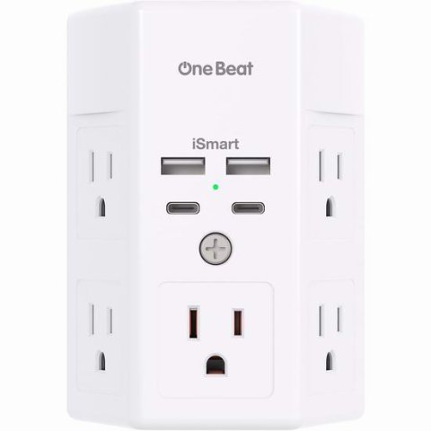 One Beat 墙插 9合1快充 上墙式插排