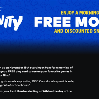 Cineplex免费电影日🎬零食小吃全打...