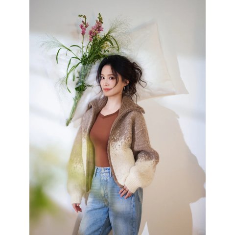 Moose Knuckles100%羊毛，李沁同款PALMER 全拉链毛衣