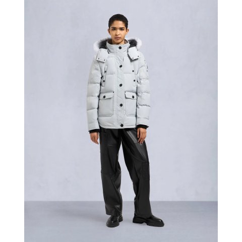 Moose Knuckles90%鹅绒填充Onyx Anguille 羽绒服