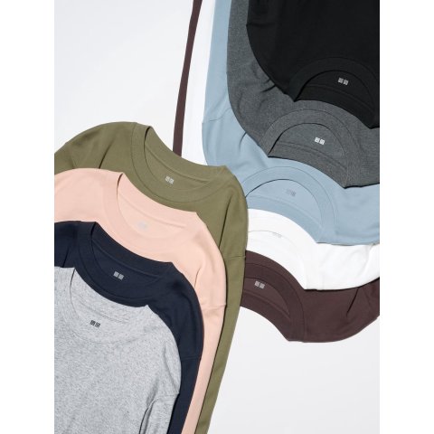 Uniqlo圆领柔软T恤