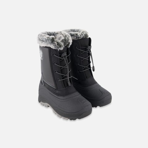 Winter 黑色冬靴 可拆内衬