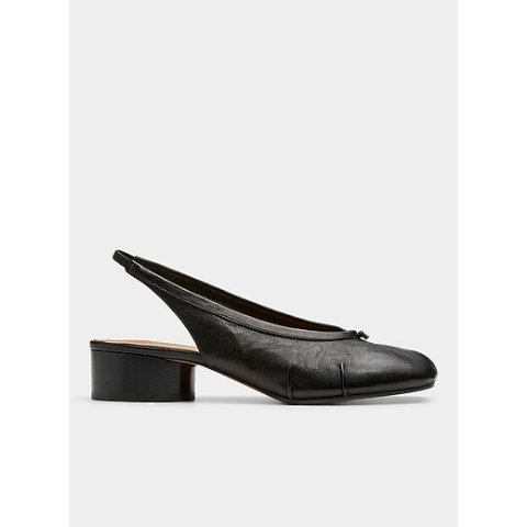 Tabi 女士皮革芭蕾平底鞋