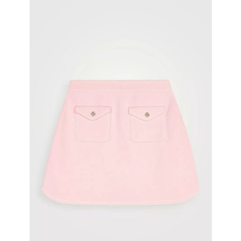 Short Topstitched 针织裙