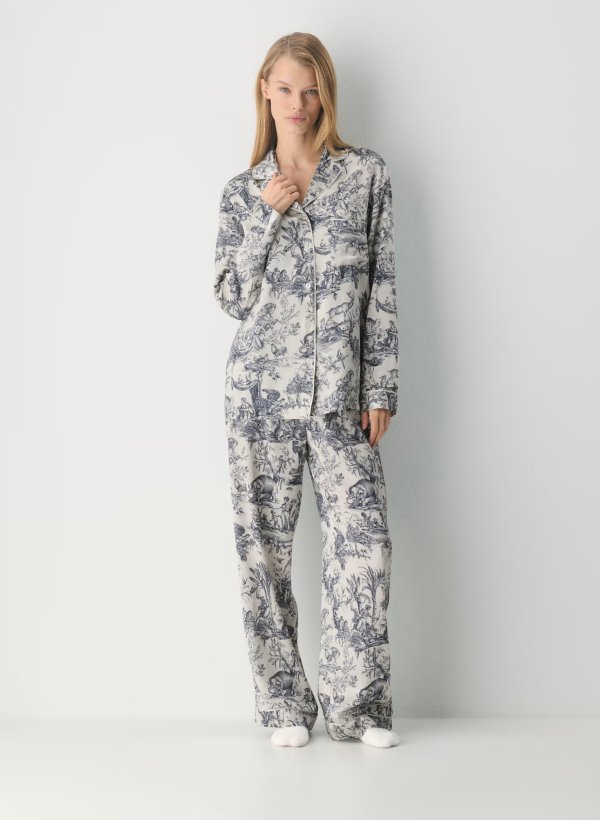 Nightside 真丝睡衣上衣