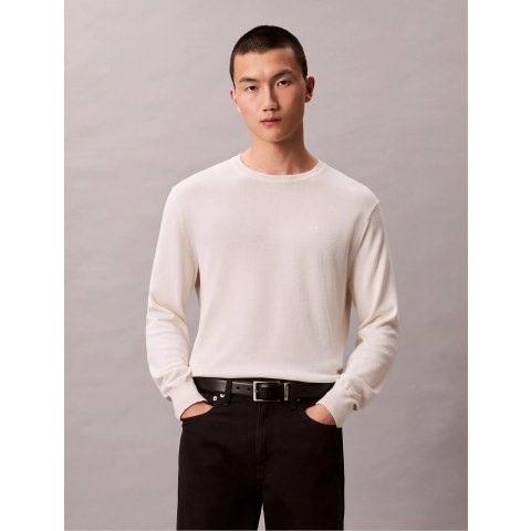 比马棉圆领针织