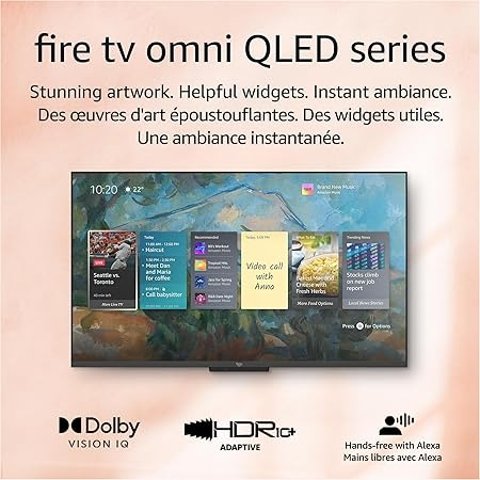 Fire TV Omni旗舰款 43寸 4K QLED智能电视