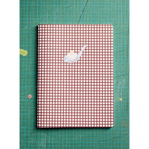 小笼包格纹记事本