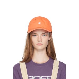 Carhartt Work In ProgressOrange Madison 标志棒球帽