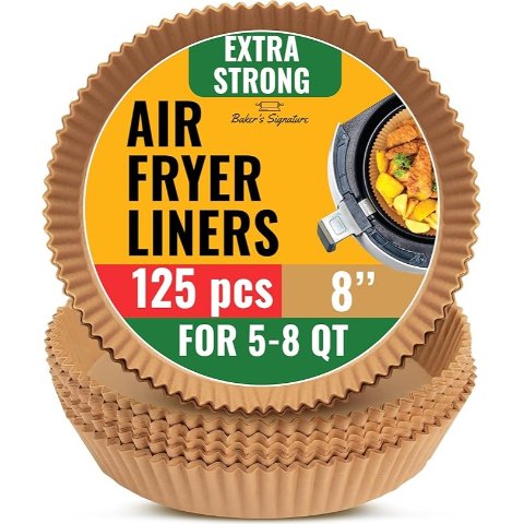 Baker s Signature Ninja空气炸锅8寸纸垫125片