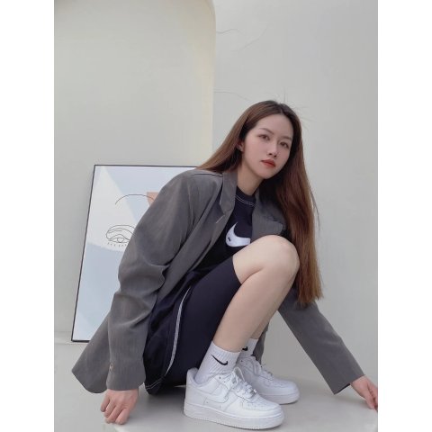  Air Force 1 大童纯白