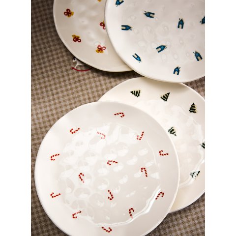 Holidays 压花餐盘 4件套