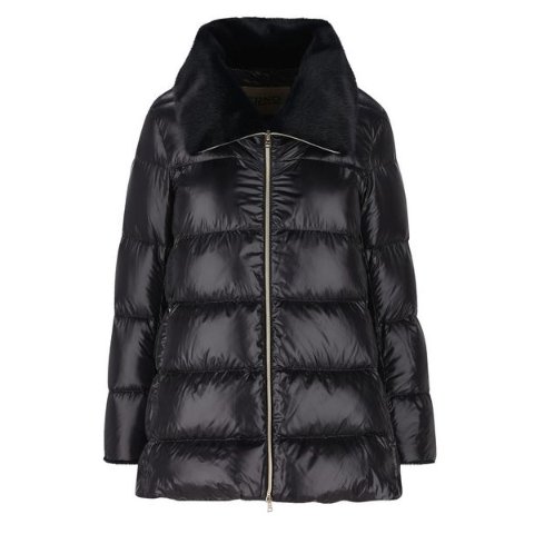 Padded 立领拉链羽绒服