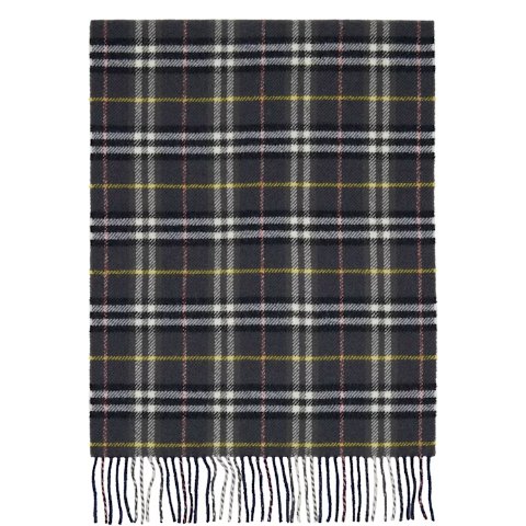 British Navy 格纹羊毛围巾