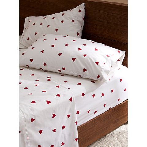 精梳棉加厚爱心床单 15英寸