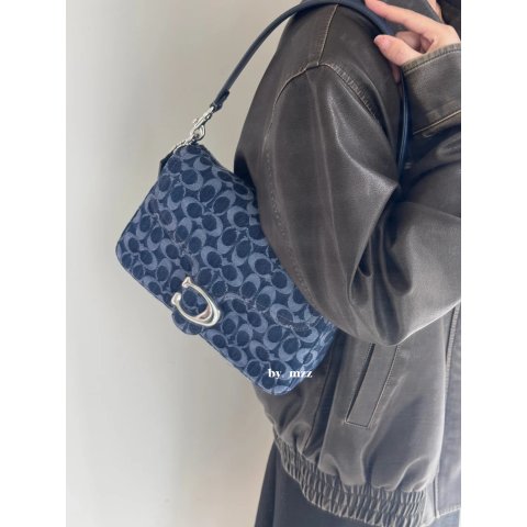 Coach Tabby 单肩包 牛仔款