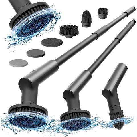 HOTO 电动擦洗机 6刷头防水