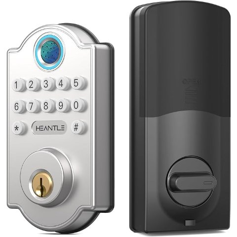 指纹门锁 背光键盘