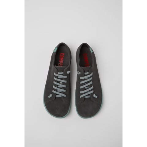 Peu 男士灰色牛皮鞋