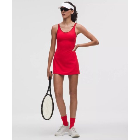 Cutout 网球裙 圆领