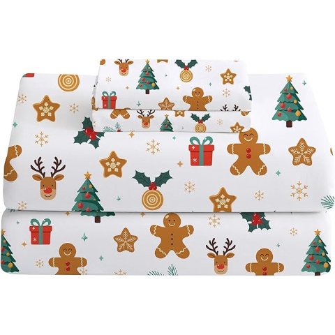 Softan 麋鹿雪花床单四件套 加深款