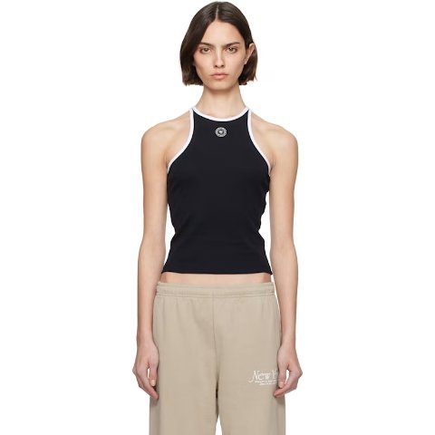 Black SRHWC 罗纹背心