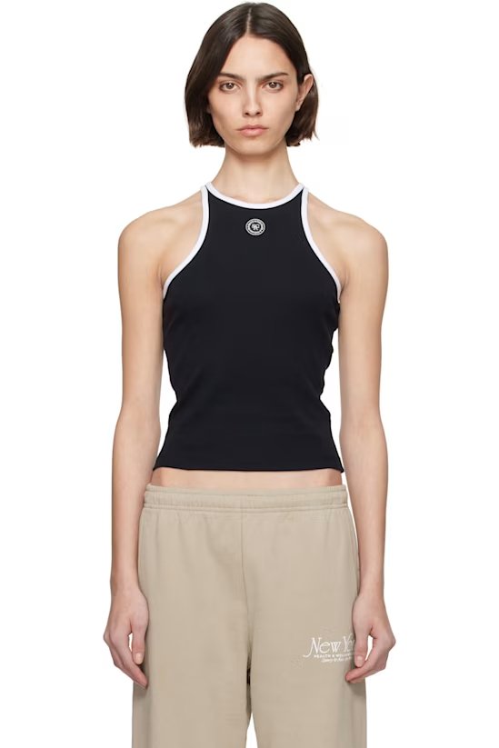 Black SRHWC 罗纹背心