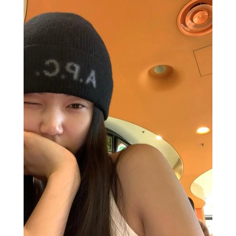 A.P.C.Harry 黑色针织帽